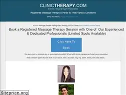 Sites similar to clinictherapy.com