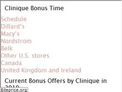 Sites similar to clinique-bonus.com