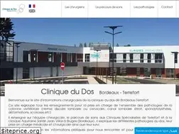 Sites similar to clinique-du-dos-bordeaux.fr