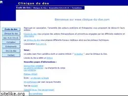 Sites similar to clinique-du-dos.com