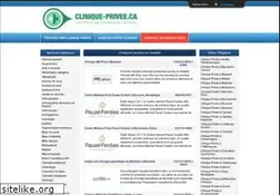 Sites similar to clinique-privee.ca