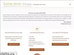 Sites similar to clinique-sainte-anne.fr