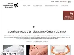 Sites similar to cliniqueosteopathiegatineau.com