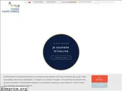 Sites similar to cliniquesaintetherese.fr