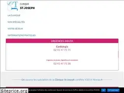 Sites similar to cliniquesaintjoseph.fr