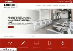 Sites similar to cliniquesmedicaleslacroix.com