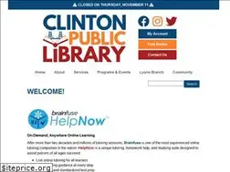 Sites similar to clintonpubliclibrary.us