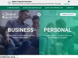 Sites similar to clintonsavings.com