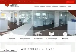 Sites similar to clips-trennwaende.de