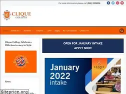 Sites similar to cliquecollege.edu.mv