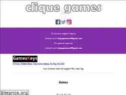 Sites similar to cliquegames.net