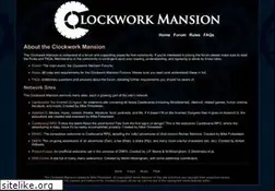 Sites similar to clockworkmansion.com