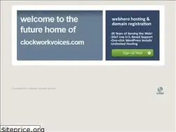 Sites similar to clockworkvoices.com