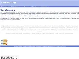 Sites similar to cloeser.org