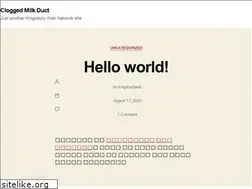 Sites similar to cloggedduct.com