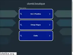 Sites similar to clomid.boutique