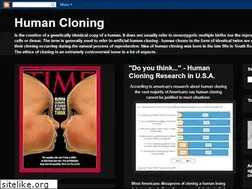Sites similar to cloning-scientificcontroversy.blogspot.com