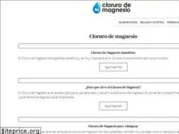 Sites similar to cloruro-de-magnesio.net