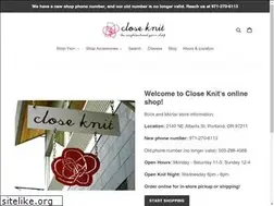 Sites similar to closeknitportland.com