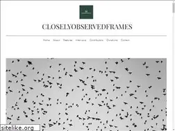 Sites similar to closelyobservedframes.com
