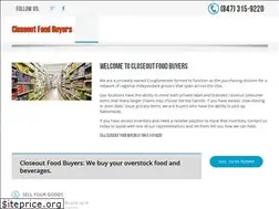 Sites similar to closeoutfoodbuyers.com