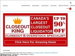 Sites similar to closeoutking.ca