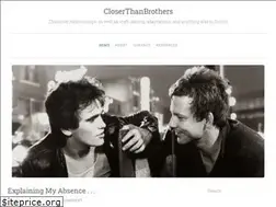 Sites similar to closerthanbrothers.wordpress.com