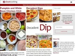 Sites similar to closetcooking.com