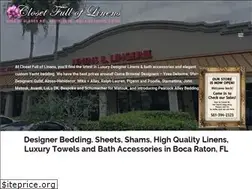 Sites similar to closetfulloflinens.com