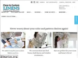 Sites similar to closetocustomlinens.com