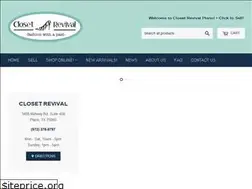 Sites similar to closetrevivaltx.com