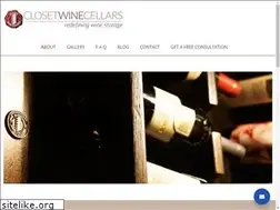 Sites similar to closetwinecellars.com