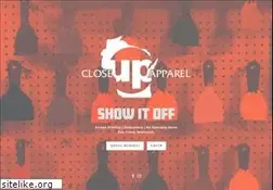 Sites similar to closeupapparel.com