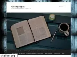 Sites similar to closingstages.net