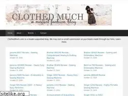 Sites similar to clothedmuch.com