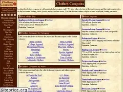 Sites similar to clothes-coupons.com