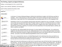 Sites similar to clothingdictionary.com