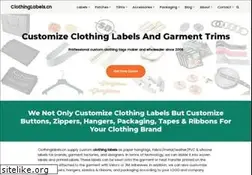 Sites similar to clothinglabels.cn