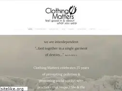 Sites similar to clothingmatters.net