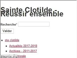 Sites similar to clotilde.org