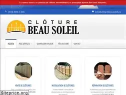 Sites similar to cloturebeausoleil.ca