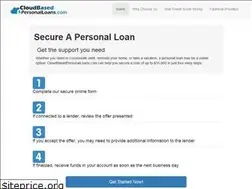 Sites similar to cloudbasedpersonalloans.com