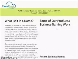 Sites similar to cloudburstnames.com