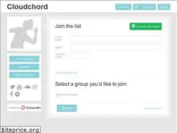 Sites similar to cloudchord.fanbridge.com