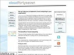 Sites similar to cloudfortyseven.co.uk