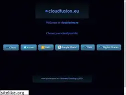 Sites similar to cloudfusion.eu