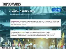 Sites similar to cloudhosting.pro