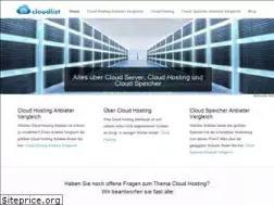 Sites similar to cloudlist.de