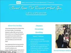 Sites similar to cloudninepetresort.com