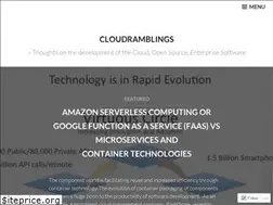 Sites similar to cloudramblings.me